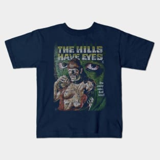 Horror The Hills Have Eyes Vintage Cracked Kids T-Shirt